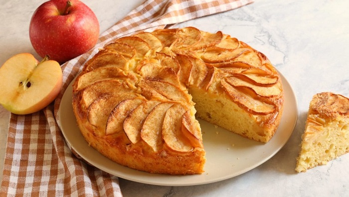 ingrédients prèparer tarte aux pommes.recettes faciles et rapides